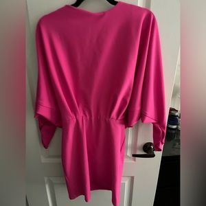 Beautiful Zara dress. Hot pink. Date night, girls night out.